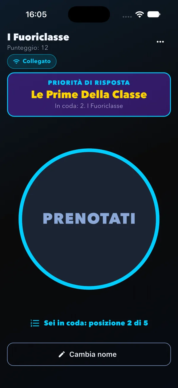 Priorità di risposta sul telefono di una squadra